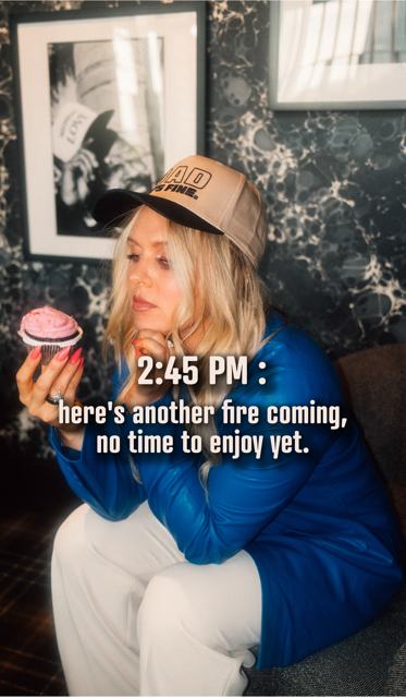 2:45 PM: another fire coming, no time to enjoy yet.